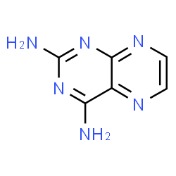 ChemSpider 2D Image | 2,4-diaminopteridine | C6H6N6
