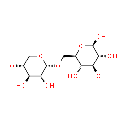 ChemSpider 2D Image | 6-O-alpha-D-Xylopyranosyl-beta-D-glucopyranose | C11H20O10