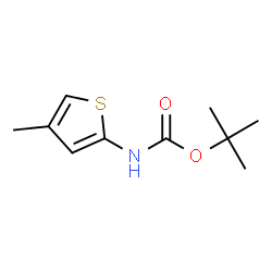 ChemSpider 2D Image | 2-(Boc-amino)-4-methylthiophene | C10H15NO2S