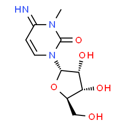 ChemSpider 2D Image | 3-Methylcytidine | C10H15N3O5