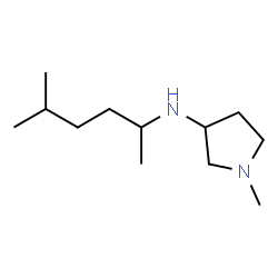 ChemSpider 2D Image | 1-Methyl-N-(5-methyl-2-hexanyl)-3-pyrrolidinamine | C12H26N2