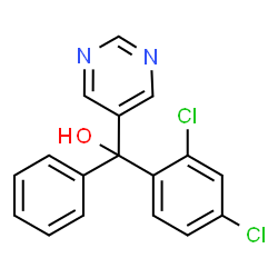 ChemSpider 2D Image | triarimol | C17H12Cl2N2O