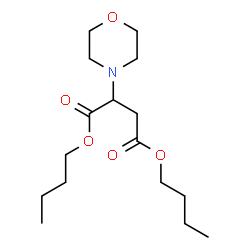 ChemSpider 2D Image | Dibutyl 2-(4-morpholinyl)succinate | C16H29NO5