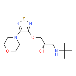 ChemSpider 2D Image | (-)-S-Timolol | C13H24N4O3S