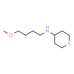 ChemSpider 2D Image | N-(4-Methoxybutyl)tetrahydro-2H-thiopyran-4-amine | C10H21NOS