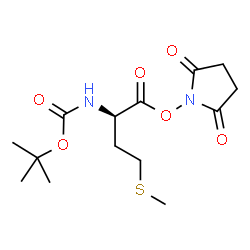 ChemSpider 2D Image | Boc-D-Met-OSu | C14H22N2O6S