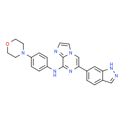 ChemSpider 2D Image | entospletinib | C23H21N7O