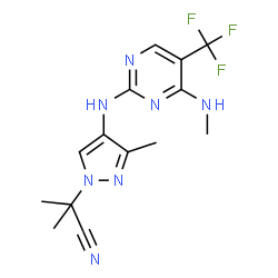 ChemSpider 2D Image | GNE-0877 | C14H16F3N7