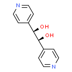 ChemSpider 2D Image | (1R,2R)-1,2-Di(4-pyridinyl)-1,2-ethanediol | C12H12N2O2