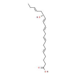 ChemSpider 2D Image | (5E,8E,11E,13E,15S,17E)-15-Hydroxy-5,8,11,13,17-icosapentaenoic acid | C20H30O3