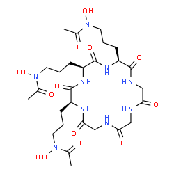 ChemSpider 2D Image | deferrichrome | C27H45N9O12