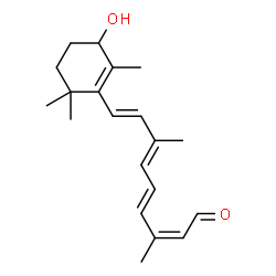 ChemSpider 2D Image | (13cis)-4-Hydroxyretinal | C20H28O2