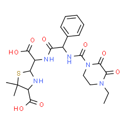 ChemSpider 2D Image | Piperacilloic acid | C23H29N5O8S