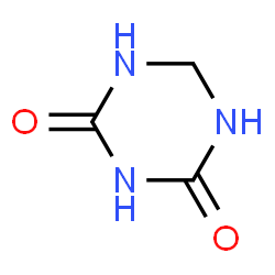 ChemSpider 2D Image | 5-Azadihydrouracil | C3H5N3O2