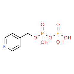 ChemSpider 2D Image | 4-Pyridinylmethyl trihydrogen diphosphate | C6H9NO7P2