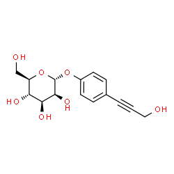 ChemSpider 2D Image | D-Mannose Alpha1o P-Hydroxypropynyl-Phenyl | C15H18O7