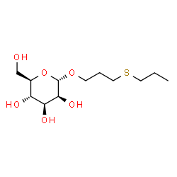 ChemSpider 2D Image | Propyl Thiopropyl Alpha-D-Mannopyranoside | C12H24O6S