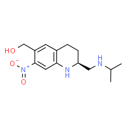 ChemSpider 2D Image | (S)-oxamniquine | C14H21N3O3