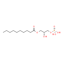 ChemSpider 2D Image | 1-decanoyl-sn-glycero-3-phosphate | C13H27O7P