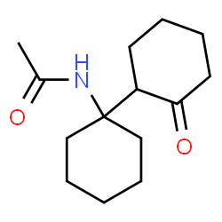 ChemSpider 2D Image | N-[2'-Oxo-1,1'-bi(cyclohexyl)-1-yl]acetamide | C14H23NO2