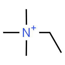 ChemSpider 2D Image | Ethyltrimethylammonium | C5H14N