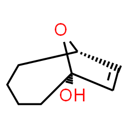 ChemSpider 2D Image | (1R,6S)-9-Oxabicyclo[4.2.1]non-7-en-1-ol | C8H12O2