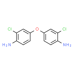ChemSpider 2D Image | 4,4'-Oxybis(2-chloroaniline) | C12H10Cl2N2O