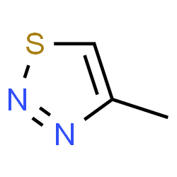ChemSpider 2D Image | 4-methyl-1,2,3-thiadiazole | C3H4N2S