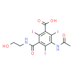ChemSpider 2D Image | Ioxitalamic acid | C12H11I3N2O5