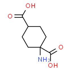 ChemSpider 2D Image | 1-Amino-1,4-cyclohexanedicarboxylic acid | C8H13NO4