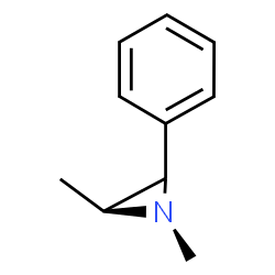 ChemSpider 2D Image | (2S)-1,2-Dimethyl-3-phenylaziridine | C10H13N