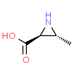 ChemSpider 2D Image | (2S,3R)-3-Methyl-2-aziridinecarboxylic acid | C4H7NO2