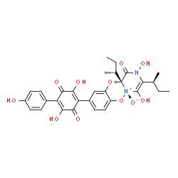 ChemSpider 2D Image | sarcoviolin b | C30H30N2O11