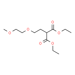 ChemSpider 2D Image | Diethyl [2-(2-methoxyethoxy)ethyl]malonate | C12H22O6