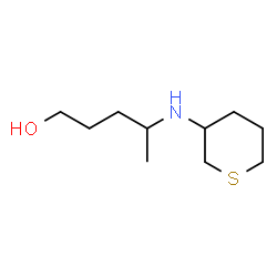 ChemSpider 2D Image | 4-(Tetrahydro-2H-thiopyran-3-ylamino)-1-pentanol | C10H21NOS