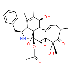 ChemSpider 2D Image | 19,20-Epoxycytochalasin C | C30H37NO7