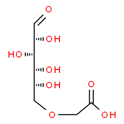 ChemSpider 2D Image | 6-O-(Carboxymethyl)-D-glucose | C8H14O8