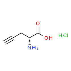 ChemSpider 2D Image | D-Propargylglycine | C5H8ClNO2