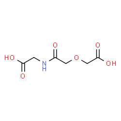 ChemSpider 2D Image | N-[(Carboxymethoxy)acetyl]glycine | C6H9NO6