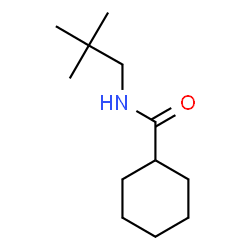 ChemSpider 2D Image | N-(2,2-Dimethylpropyl)cyclohexanecarboxamide | C12H23NO