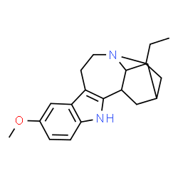 ChemSpider 2D Image | 12-Methoxyibogamine | C20H26N2O