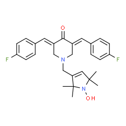 ChemSpider 2D Image | HO-3867 | C28H30F2N2O2