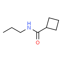ChemSpider 2D Image | N-Propylcyclobutanecarboxamide | C8H15NO