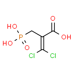 ChemSpider 2D Image | 3,3-DICHLORO-2-PHOSPHONOMETHYL-ACRYLIC ACID | C4H5Cl2O5P