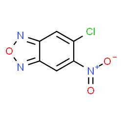 ChemSpider 2D Image | 5-Chloro-6-nitro-2,1,3-benzoxadiazole | C6H2ClN3O3