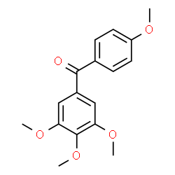 ChemSpider 2D Image | (4-Methoxyphenyl)(3,4,5-trimethoxyphenyl)methanone | C17H18O5