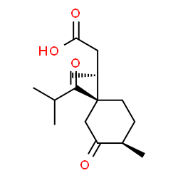 ChemSpider 2D Image | Acoric acid | C15H24O4