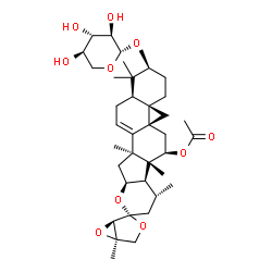 ChemSpider 2D Image | 26-DEOXYCIMICIFUGOSIDE | C37H54O10