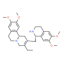 ChemSpider 2D Image | (1'beta)-6',7',10,11-Tetramethoxy-2,3-didehydroemetan | C29H38N2O4