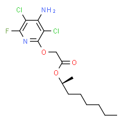 ChemSpider 2D Image | (S)-fluroxypyr-meptyl | C15H21Cl2FN2O3